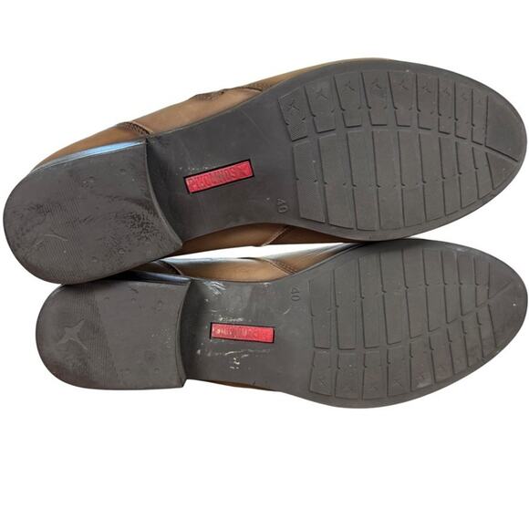 Pikolinos Daroka W1U-8505 Leather Brown Chunky Heel Ankle Boot Booties 40 9.5 10 - Picture 15 of 16